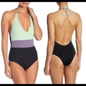 NEW‎ $130 TAVIK Chase One-Piece Swimsuit in Seafom [SZ Medium ]